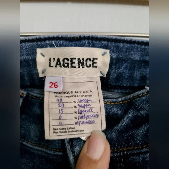 L'agence high rise denim - Picture 3 of 5